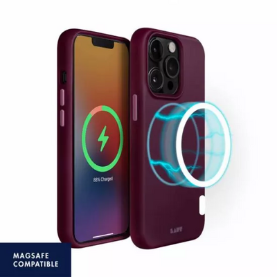 LAUT Huex MagSafe iPhone 13 Pro hoesje Plum