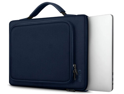 TechProtection Baja MacBook 15 / 16 inch laptoptas navy