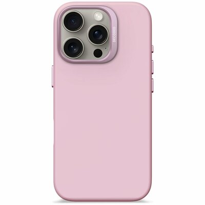 Decoded siliconen MagSafe iPhone 16 Pro hoesje lila