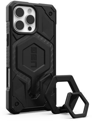 UAG Monarch Pro iPhone 16 Pro Max hoesje carbon bundel met ringstand
