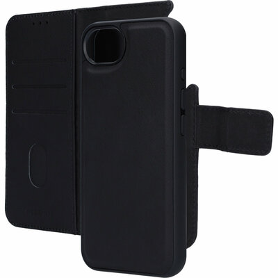Mobiparts leren 2 in 1 Wallet iPhone 16e hoesje zwart