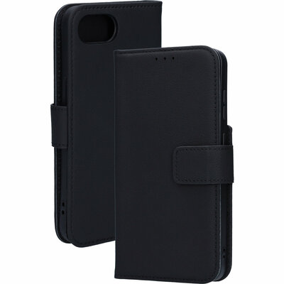 Mobiparts leren Wallet iPhone 16e hoesje zwart