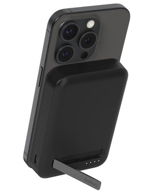 Belkin MagSafe Qi2 8000 mAh powerbank met stand zwart