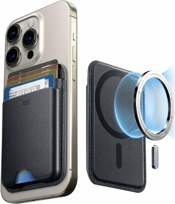 ESR HaloLock Wallet Boost MagSafe hoesje zwart