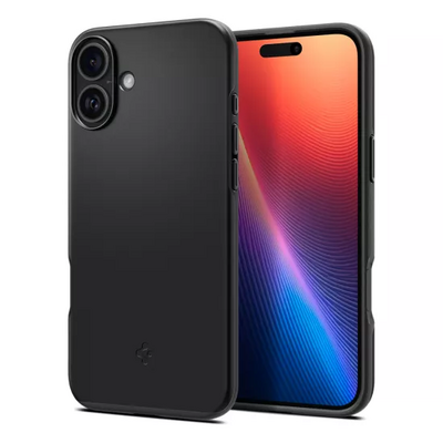Spigen Thin Fit MagSafe Phone 16 Plus hoesje zwart