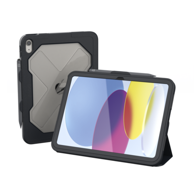ZAGG Rugged Messenger Case iPad 2022 10,9 inch hoesje Zwart
