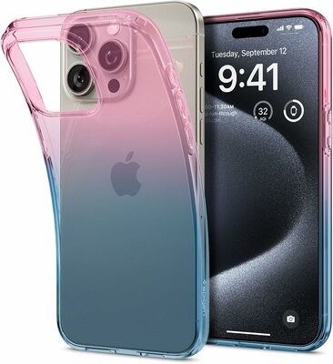 Spigen Liquid Crystal iPhone 15 Pro hoesje gradation