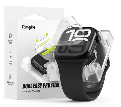 Ringke Dual Easy Pro Apple Watch 10 46 mm screenprotector 2 pack