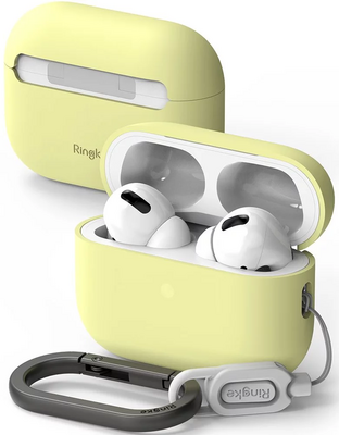 Ringke Silicone AirPods Pro 2 hoesje geel