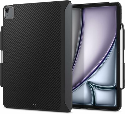 Geef je iPad Air 13 inch M3 (2025) een premium uitstraling en bescherming met de Spigen Enzo Aramid hoes. Gemaakt van hoogwaard