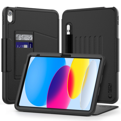 TechProtection Pencil Armor iPad 2025 11 inch / 2022&nbsp;10,9 inch hoesje zwart