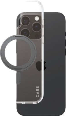 PanzerGlass CARE met kickstand iPhone 16 Pro Max hoesje zwart