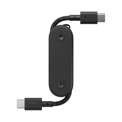 Native Union Pocket USB-C naar USB-C kabel zwart