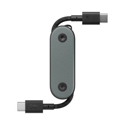 Native Union Pocket USB-C naar USB-C kabel groen