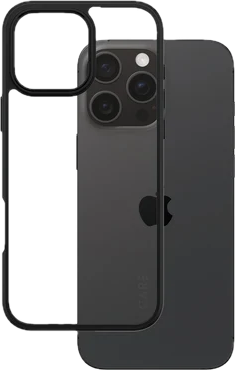 PanzerGlass CARE Urban Combat iPhone 16 Pro Max hoesje zwart doorzichtig
