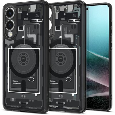 Spigen Ultra Hybrid MagSafe Galaxy S25 Edge hoesje Zero One zwart