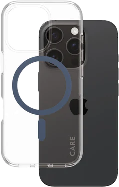 PanzerGlass CARE Urban Combat iPhone 16 Pro hoesje blauw