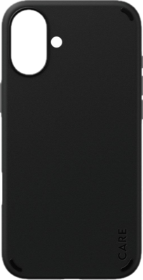 PanzerGlass CARE Double Defense iPhone 16 Plus hoesje zwart