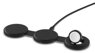 Satechi On-the-Go Qi2 MagSafe 3 in 1 oplader zwart