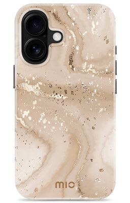 MIO MagSafe iPhone 16 hoesje Gold Marble