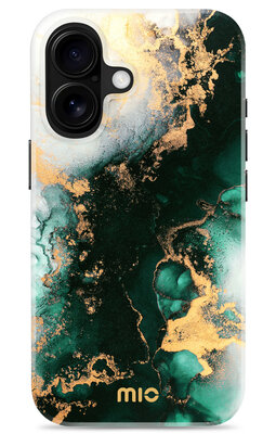 MIO MagSafe iPhone 16 hoesje Green Marble