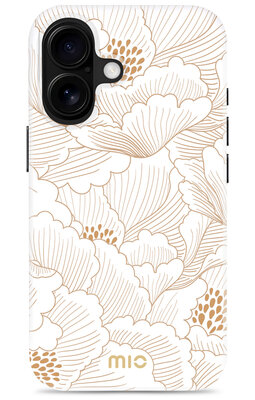MIO MagSafe iPhone 16 hoesje White Roses
