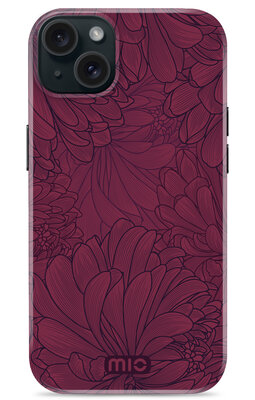 MIO MagSafe iPhone 15 / 14 / 13 hoesje Berry Blooms