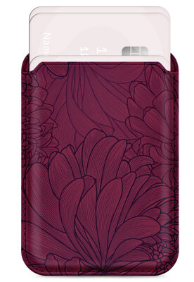 MIO Card Holder MagSafe Wallet Berry Blooms
