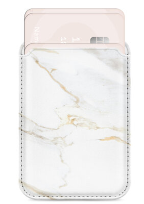 MIO Card Holder MagSafe Wallet White Marble
