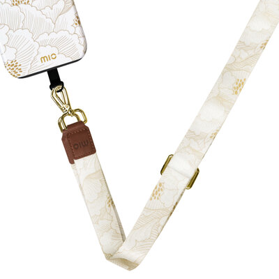 MIO Lanyard universeel draagkoord White Roses