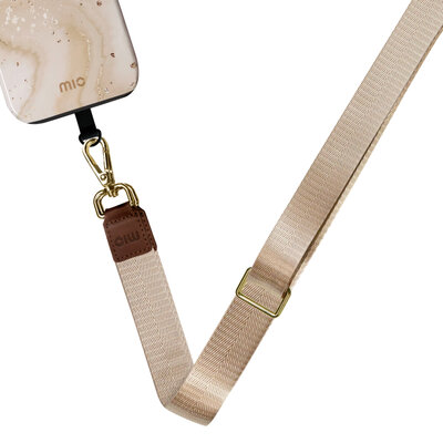 MIO Lanyard universeel draagkoord Sand