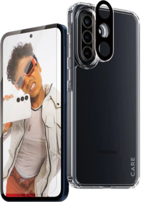PanzerGlass CARE 3 in 1 bundel Galaxy A36 hoesje screen en camera protector