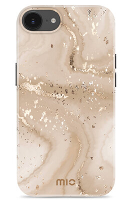 MIO MagSafe iPhone 16e hoesje Gold Marble