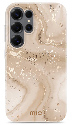 MIO MagSafe Galaxy S25 Ultra hoesje Gold Marble
