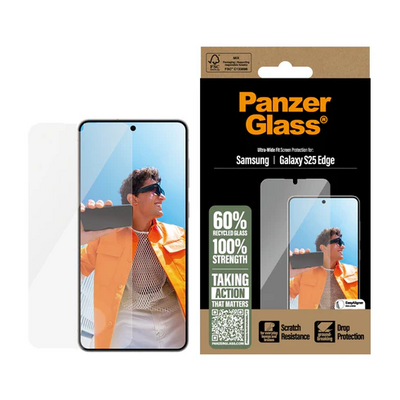 PanzerGlass Galaxy Edge S25 Ultra Wide Fit screenprotector