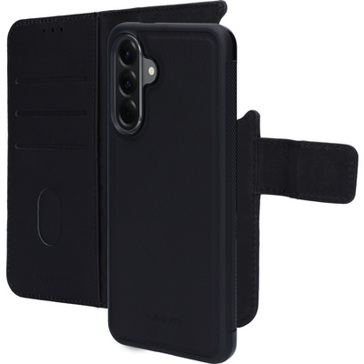 Mobiparts leren 2 in 1 Wallet Galaxy A56 hoesje zwart