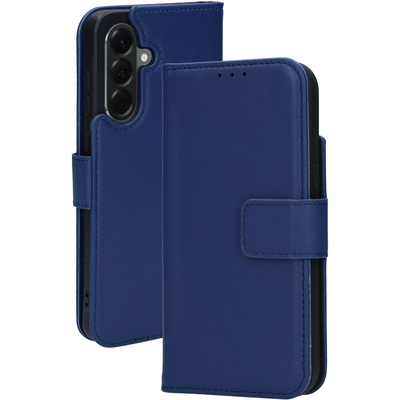 Mobiparts leren Wallet Galaxy A56 hoesje blauw