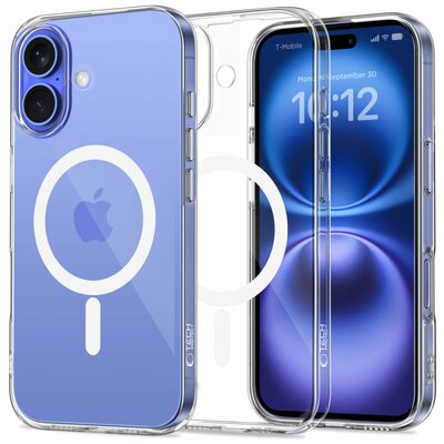 TechProtection Flex MagSafe iPhone 16 hoesje transparant