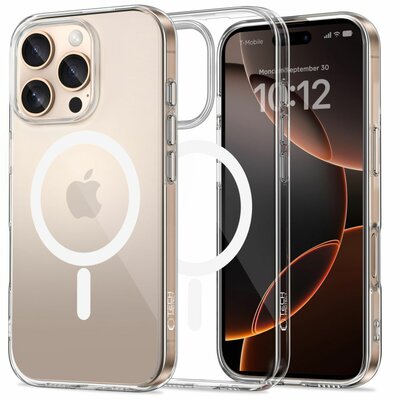 TechProtection Flex MagSafe iPhone 16 Pro Max hoesje transparant