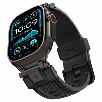 Spigen DuraPro Armor Apple Watch 49 / &nbsp;46 / 45 / 44 &nbsp;mm bandje zwart
