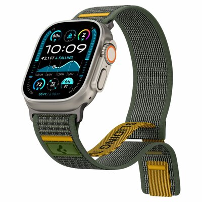 Spigen Athlex Air Apple Watch 49 / &nbsp;46 / 45 / 44 &nbsp;mm bandje groen