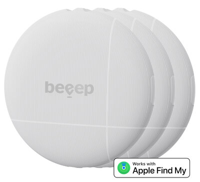 Beeep BeTag Find My Tracker 3 pack wit