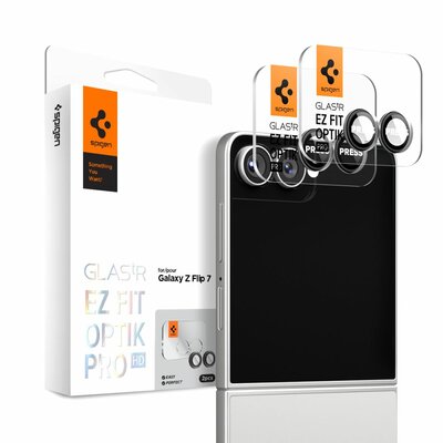 Spigen Optik Pro HD EZ Fit Galaxy Z Flip 7 camera protector 2 pack