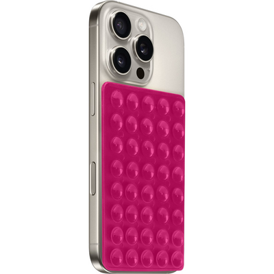 Mobiparts Sticky Pad zuignap telefoonhouder magenta