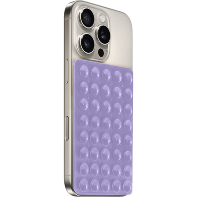 Mobiparts Sticky Pad zuignap telefoonhouder lila