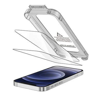 TechProtection Quick Set iPhone 14 Pro glazen screenprotector 2 pack