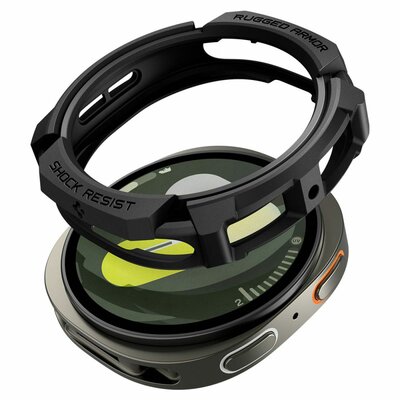 Spigen Rugged Armor Galaxy Watch 8 40 mm hoesje zwart