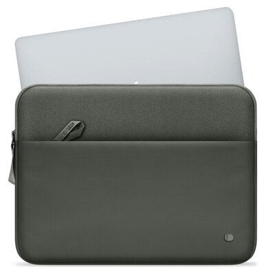 TechProtection Zipper MacBook 13 / 14 sleeve groen