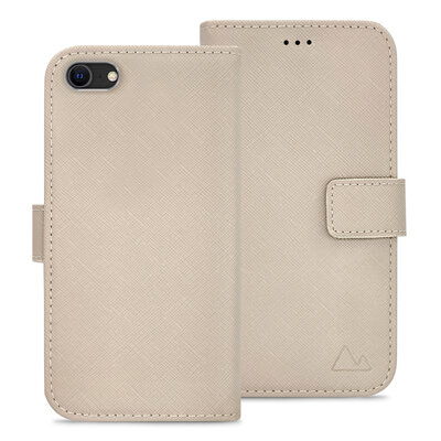 My Style Flex Wallet iPhone SE 2022 / 2020 / 8 hoesje taupe