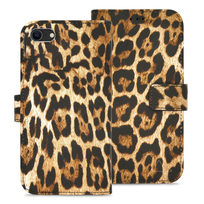 My Style Flex Wallet iPhone SE 2022 / 2020 / 8 hoesje leopard